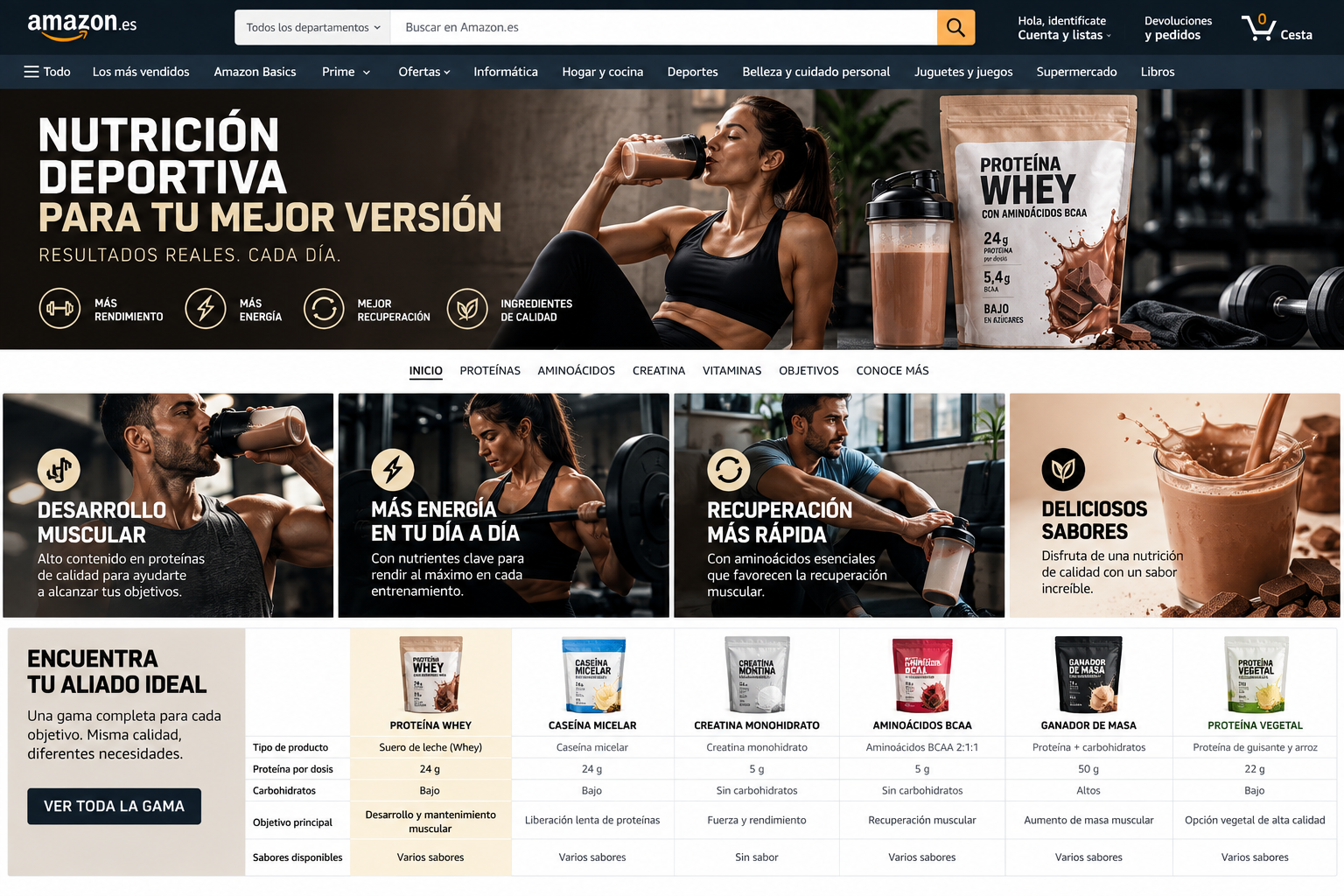 Contenido A+ y Brand Store en Amazon